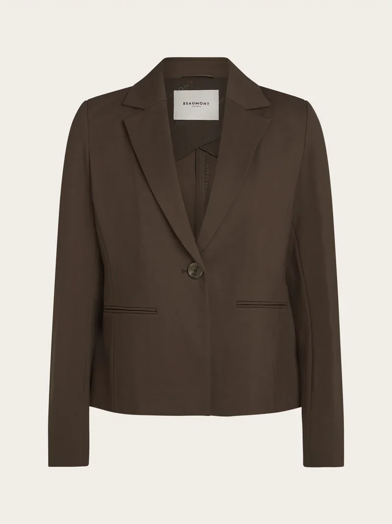 BEAUMONT BC55110263 PETIT blazer dark chocolate