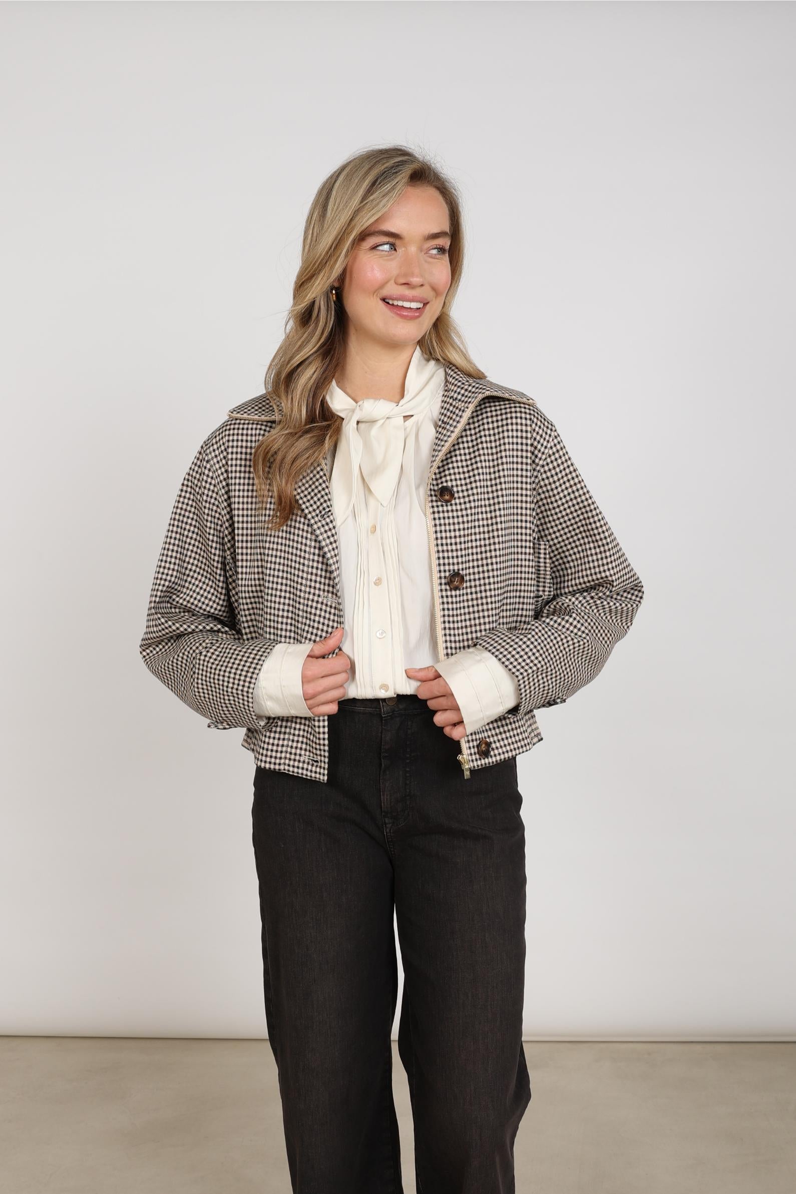 NUKUS NKF13166 Dahlia Jacket Check