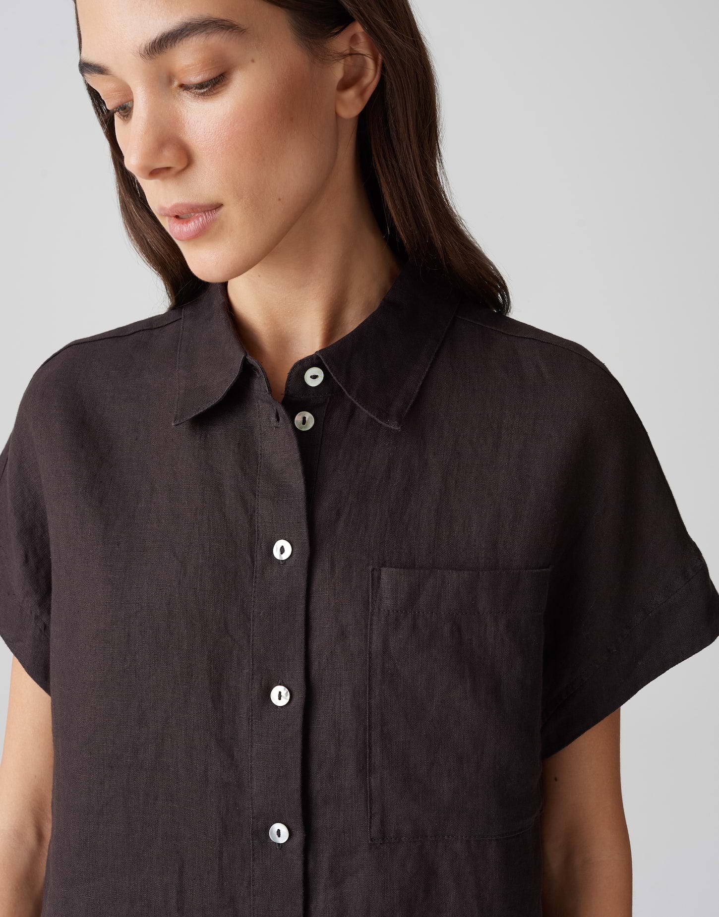 OPUS 10417510671100 Felisa linnen Blouse