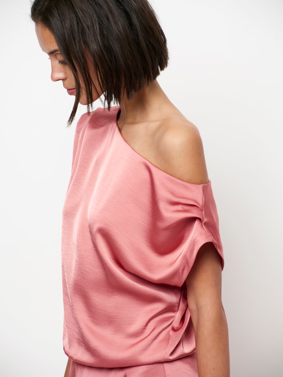 DANTE 06 261305 Epic Offshoulder Satin Maxi Dress