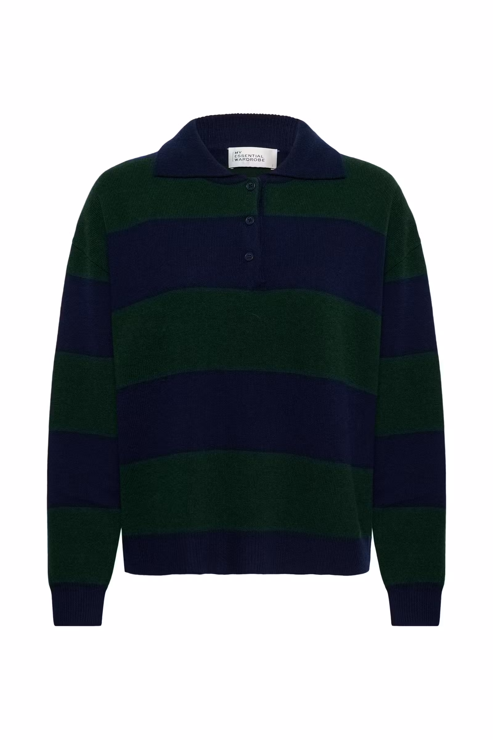 My Essential Wardrobe 10705697 MWJola Knit Polo Pull