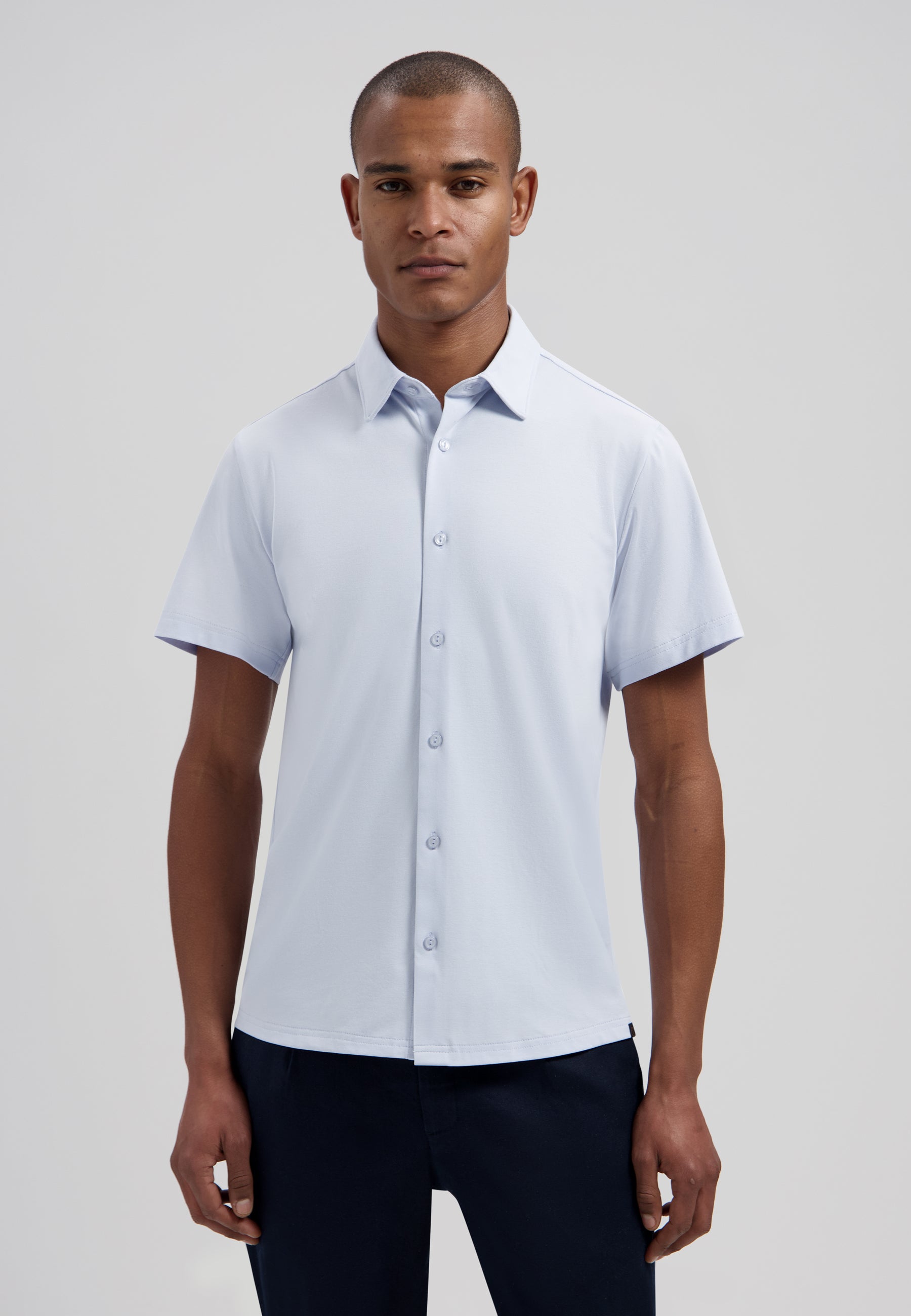 DSTREZZED 311530 Liam Shortsleeve Shirt - Lt. Blue