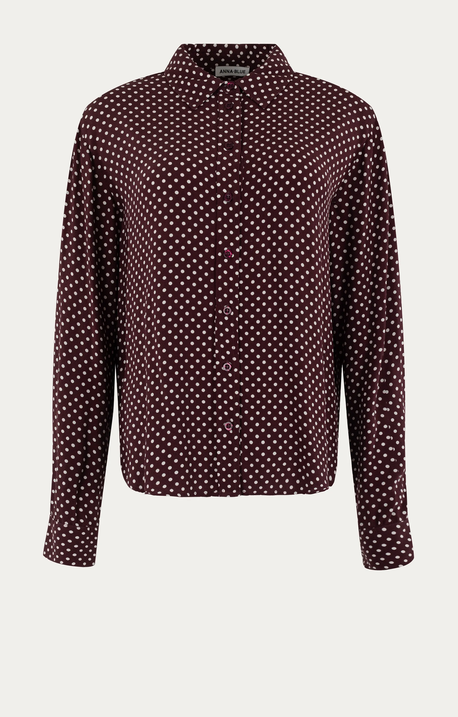 ANNA BLUE B41-05-Lilo Blouse bordeaux