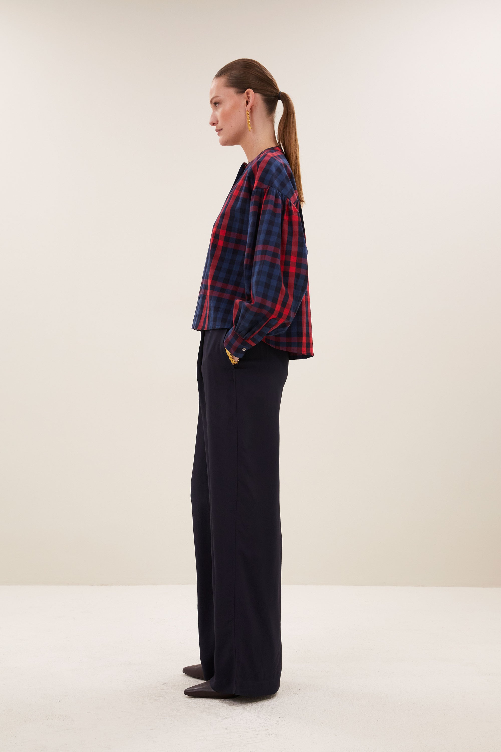 BY-BAR 26412013 ella red check