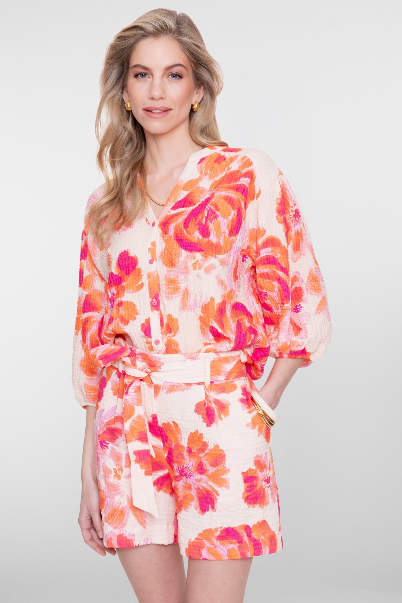 GEISHA 63490-20 Blouse Bloemdessin