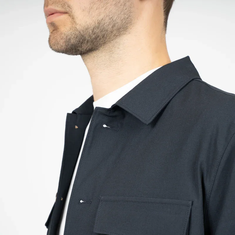 SEVEN DIALS SDL26114MA54 RONAN 141 Overshirt-Navy