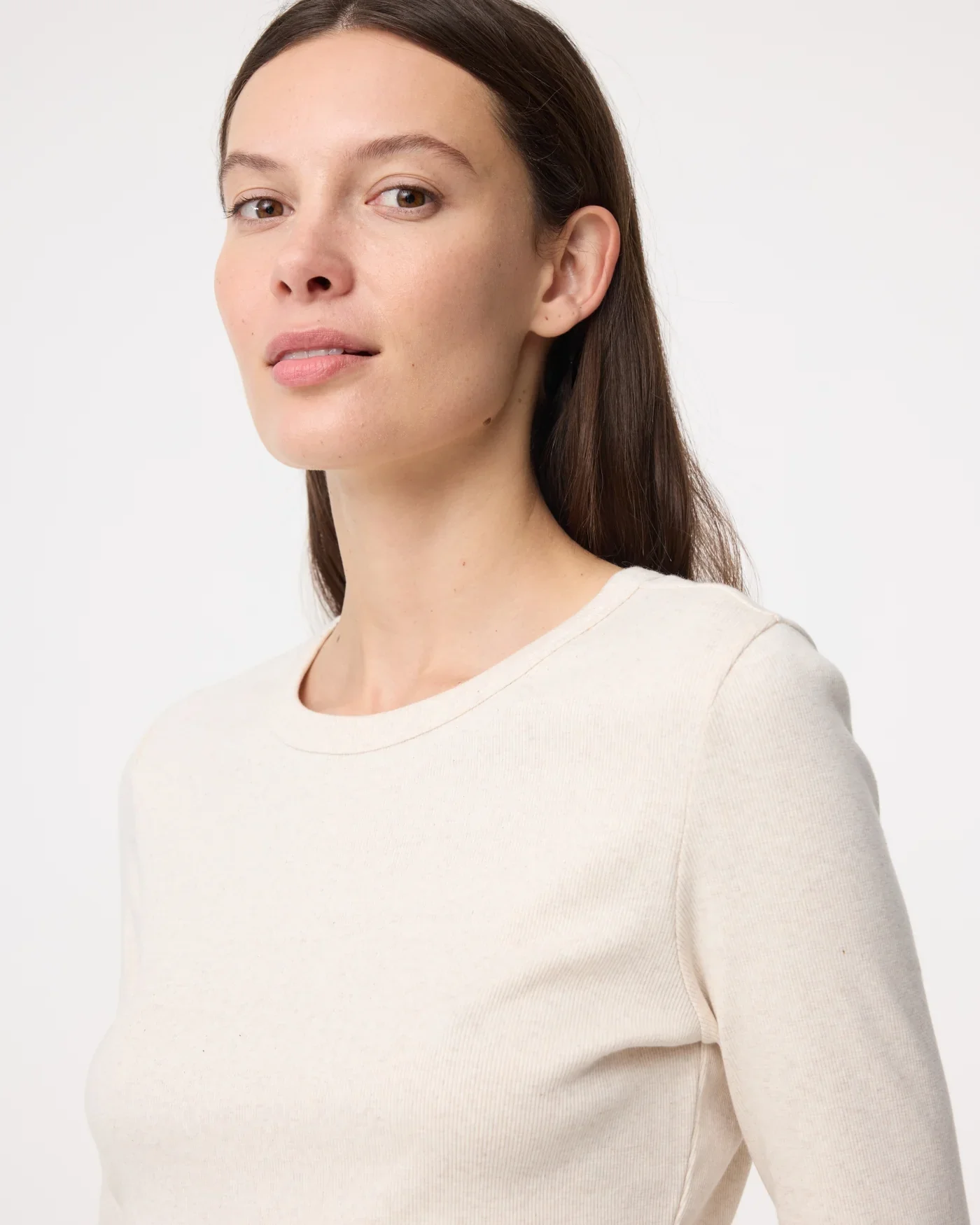 KNIT-TED 262P129 Kaley Top -zand melange