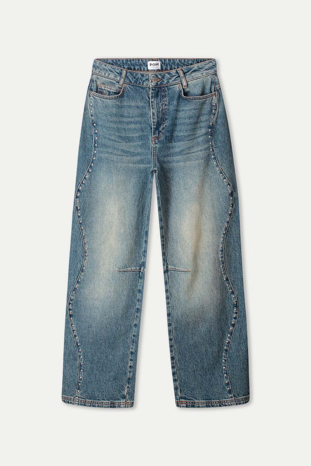POM SP9807 JEANS  - Jacky Studs blue