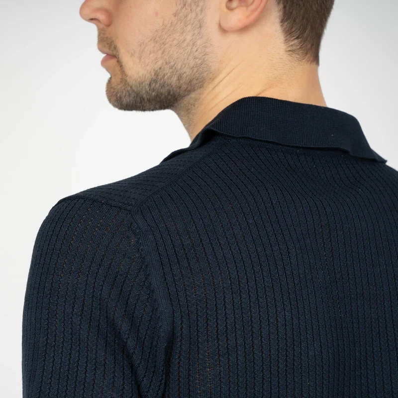 SEVEN DIALS SDL26106RI21 BENNET Buttonless Polo-Navy