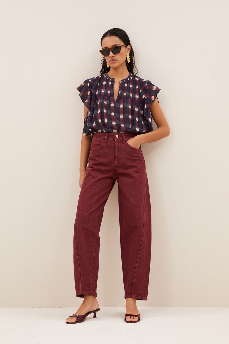 BY-BAR 26419313 begum wine jeans