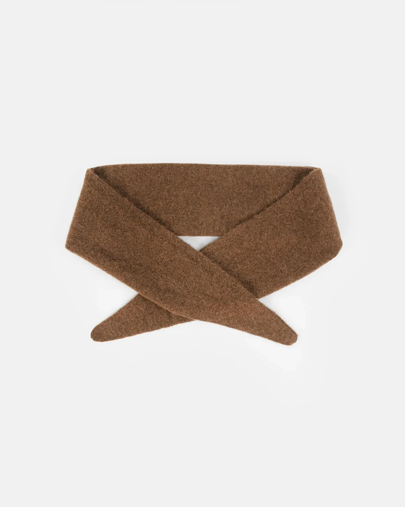 KNIT-TED 262P089 Tricja Scarf  - midden bruin