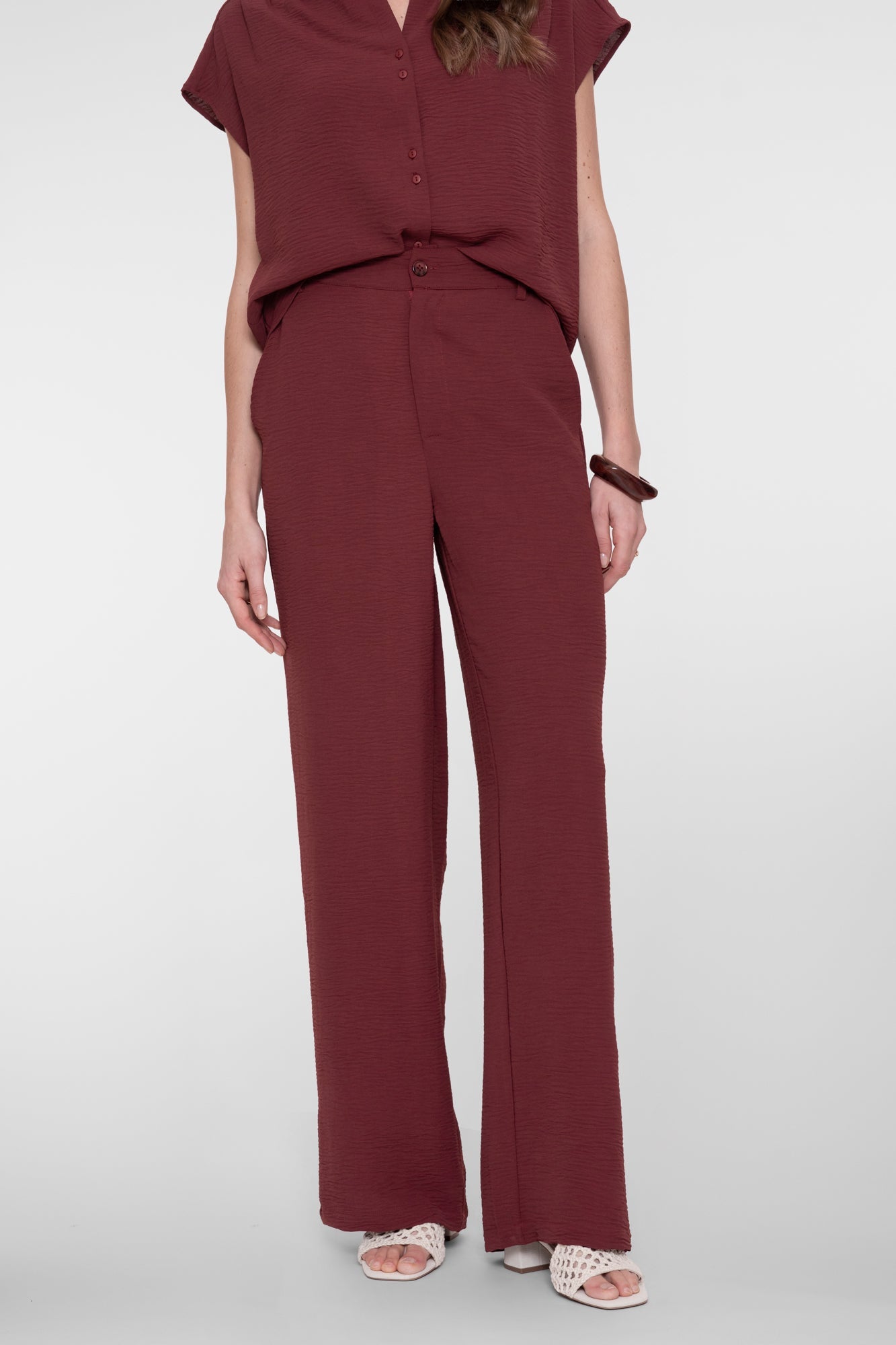 Geisha burgundy pantalon 61111-21