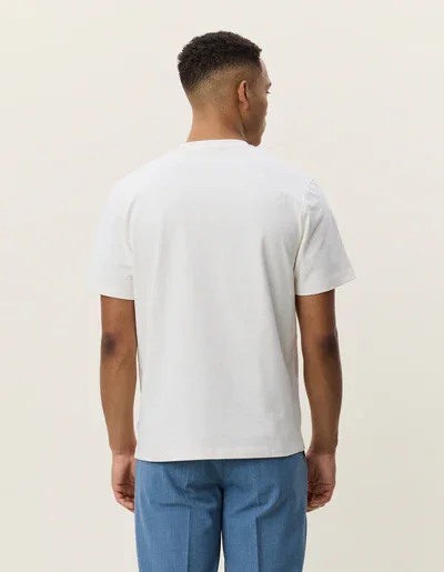 LES DEUX 1002020 Lemons T-Shirt-EggnogWhite