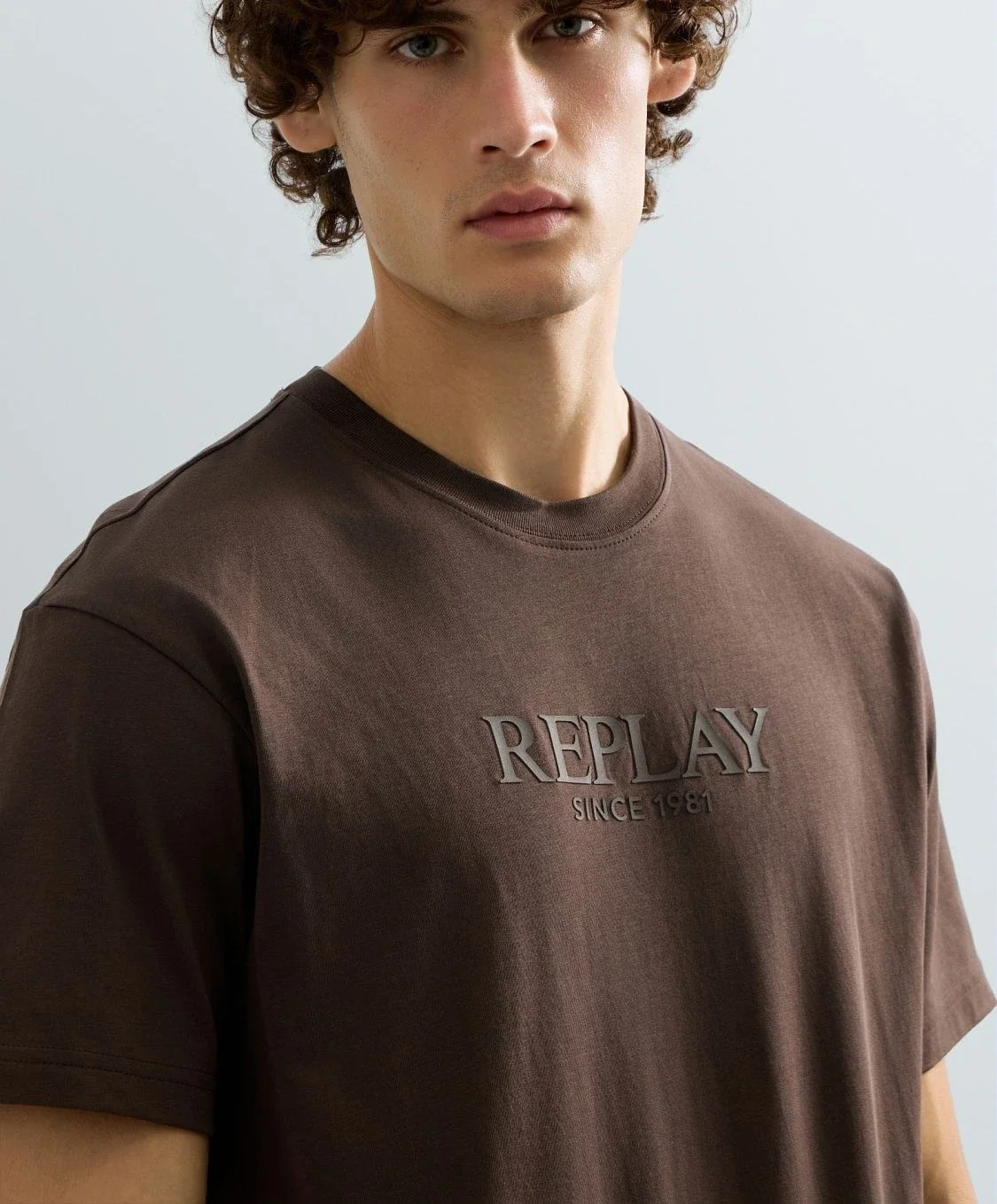 REPLAY M12BE.002.00QMJ T-shirt met logo
