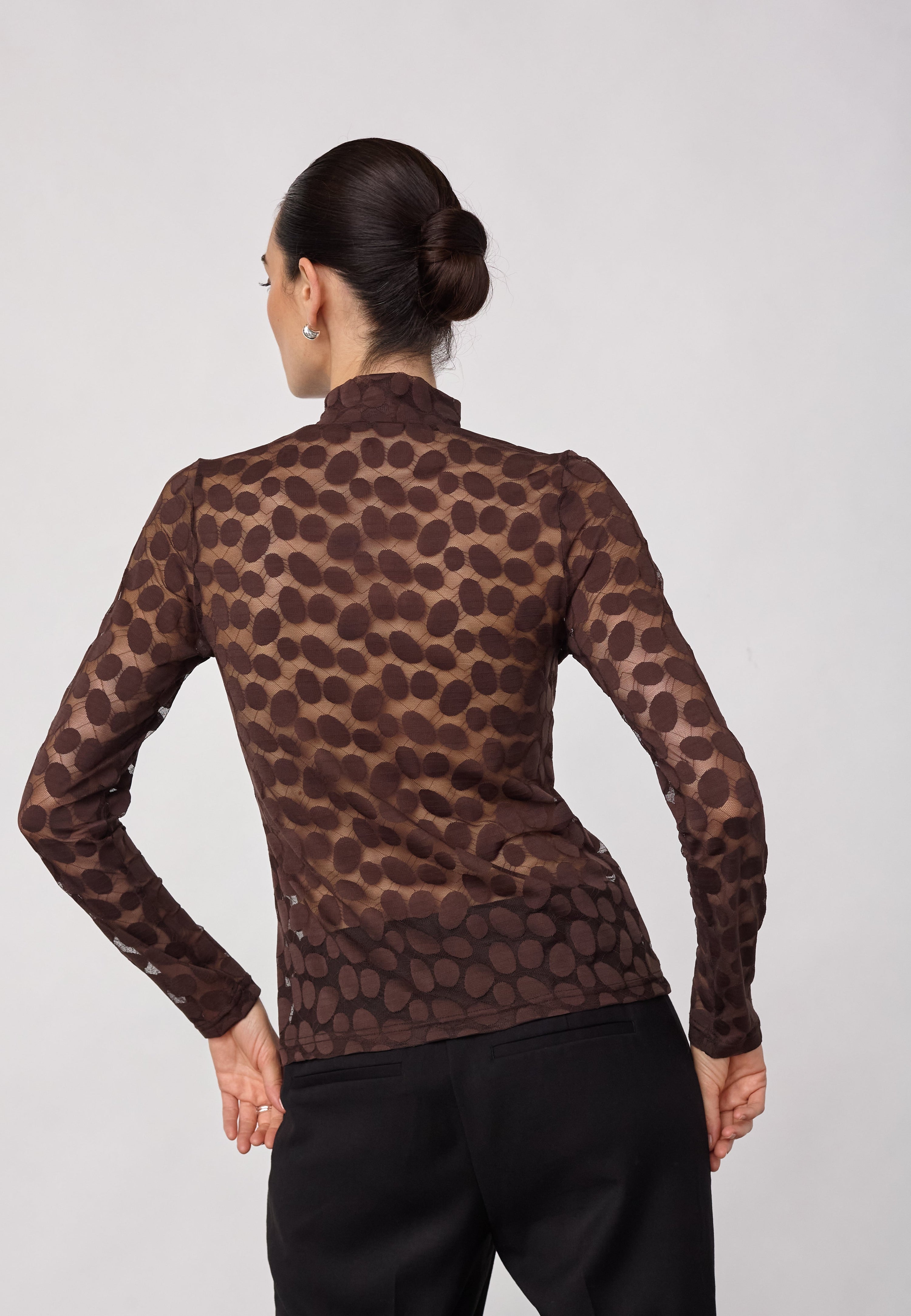 CO'COUTURE 500267 PenolaCC Turtle Blouse-Brown