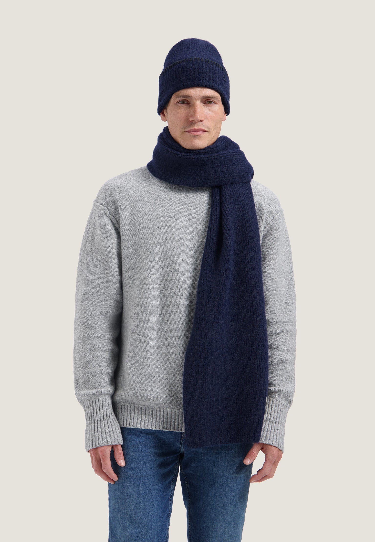 DSTREZZED 661182 GIFT PACKAGE  - muts + shawl navy