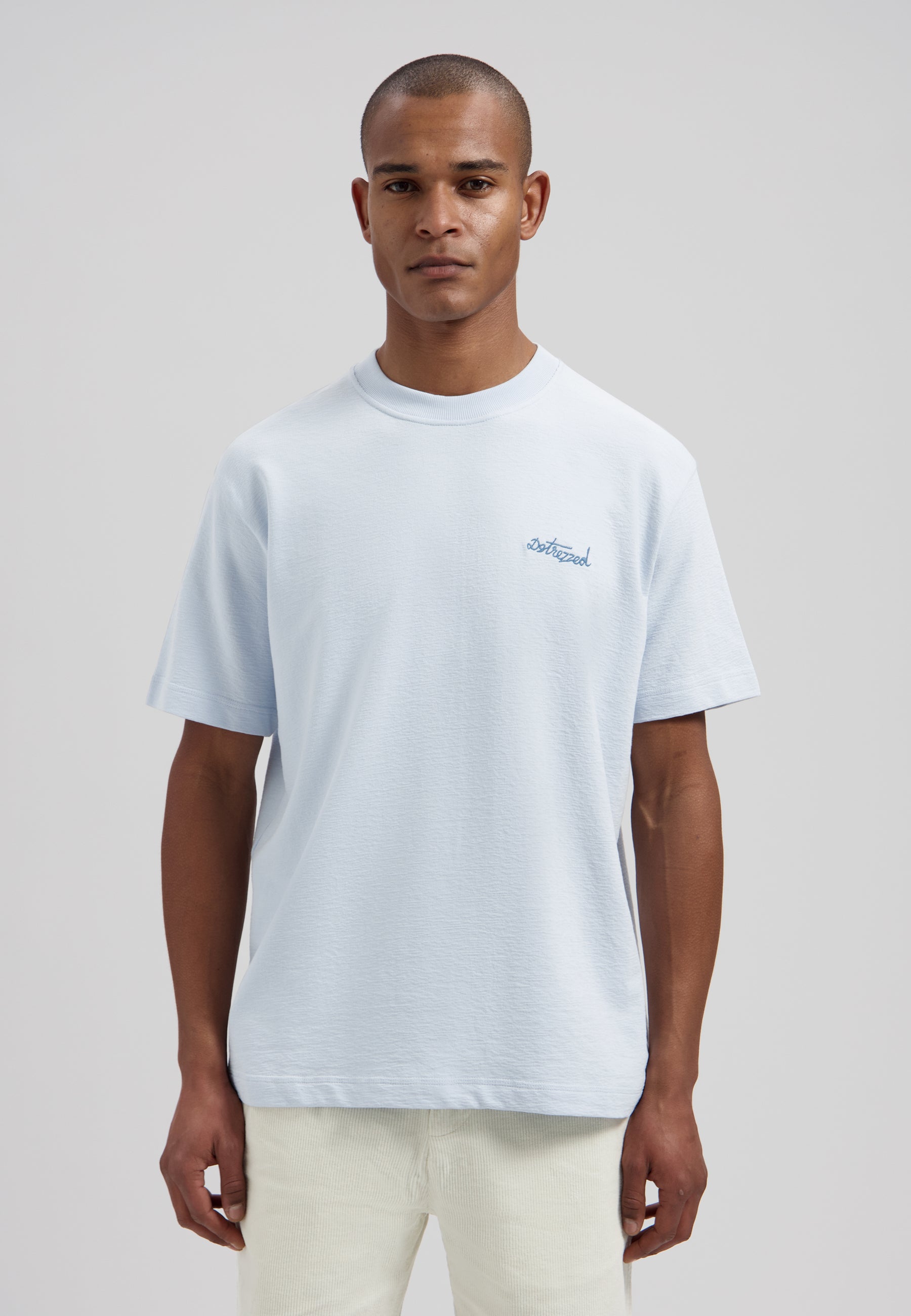 DSTREZZED 203524 Lasse Graphic Tee - Lt. Blue