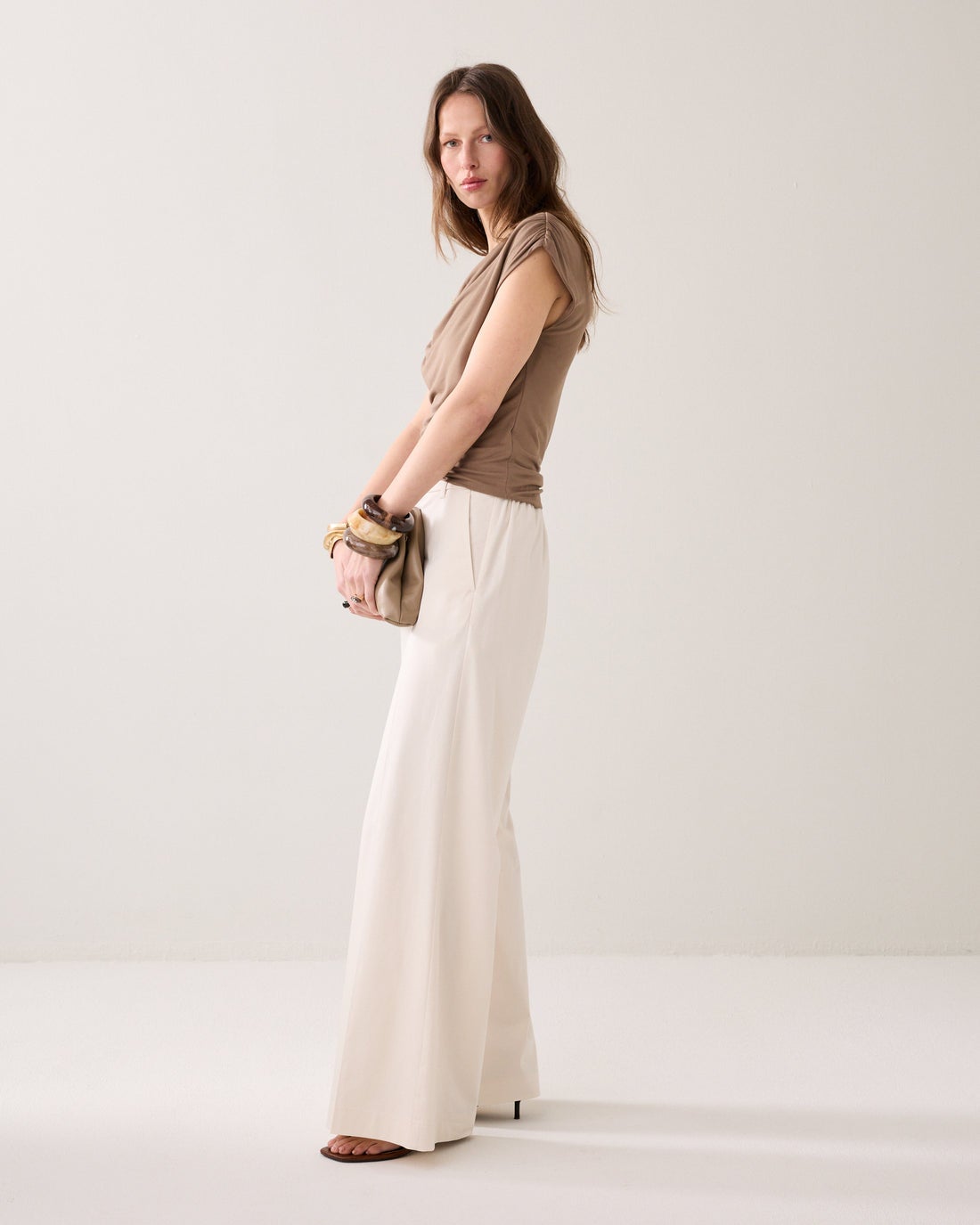 SUMMUM 4s2992-11816 broek met split