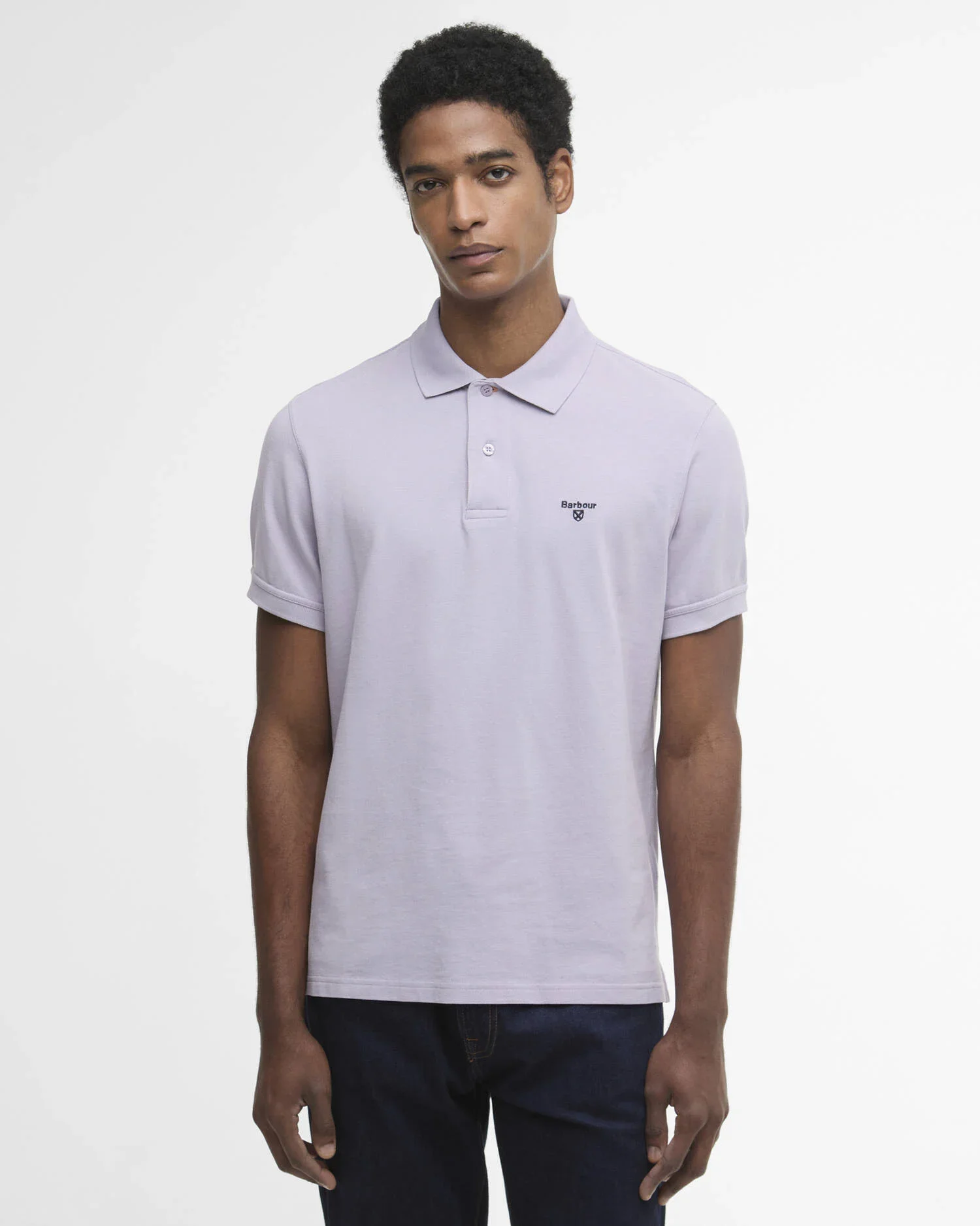 BARBOUR MML1367 Sports Poloshirt-Heather Mist