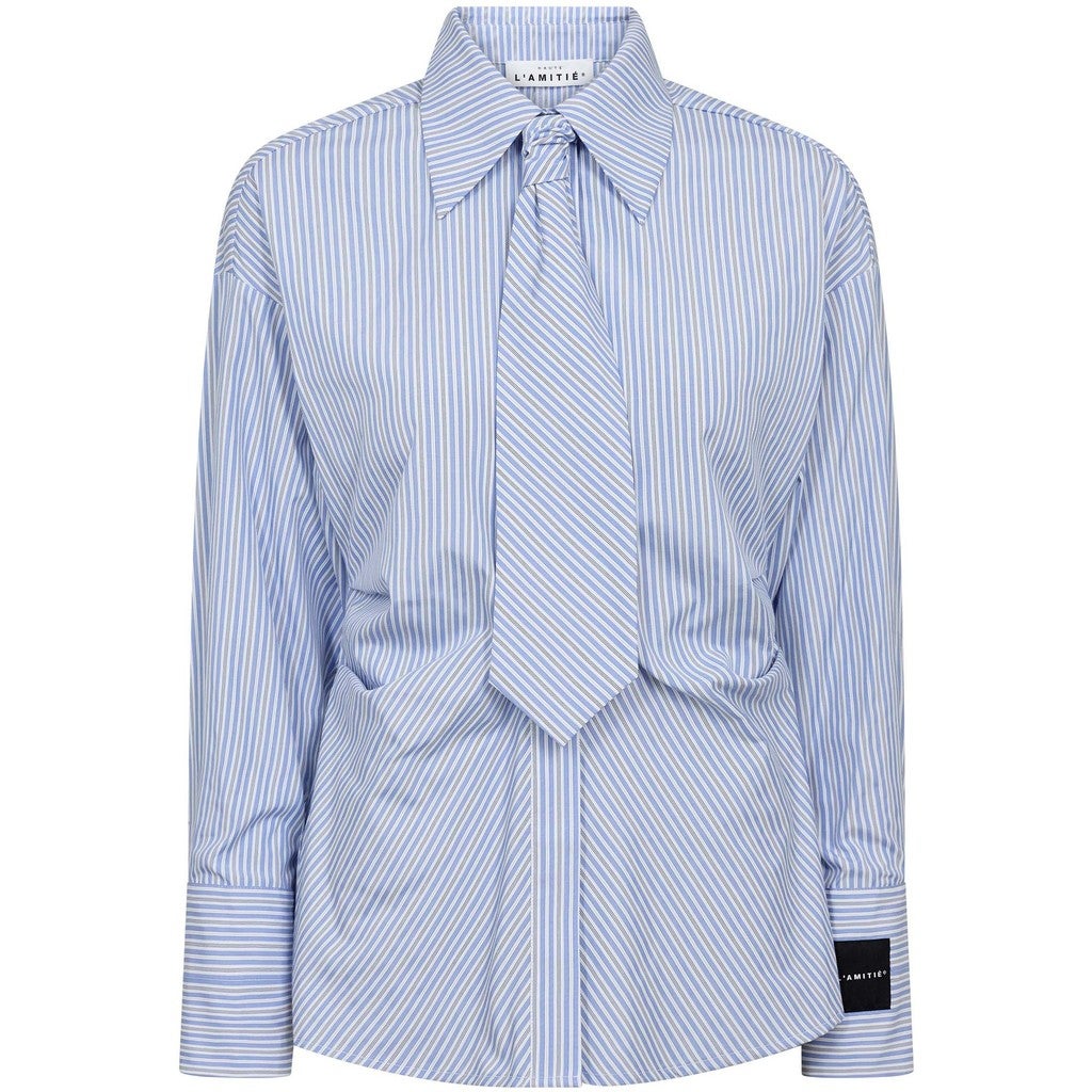 HAUTE L'AMITIE HL10667 Emma Tie Stripe Shirt
