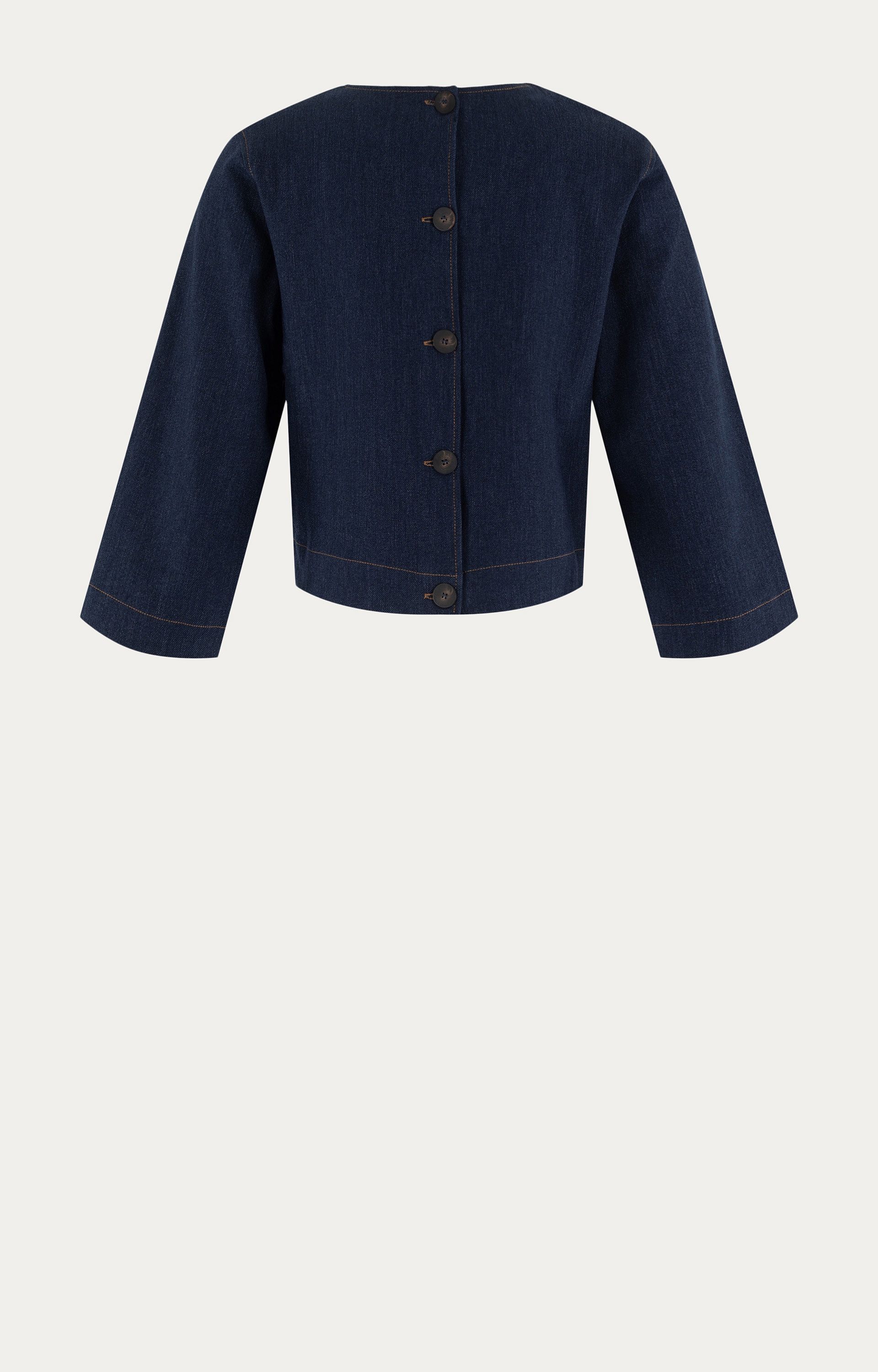 ANNA 32a05-03680-1 Blouse met knoopsluiting op de rug