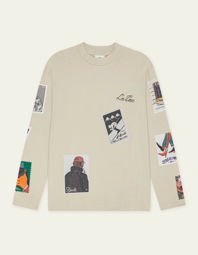 LES DEUX 1002304 STAMP LS T-SHIRT