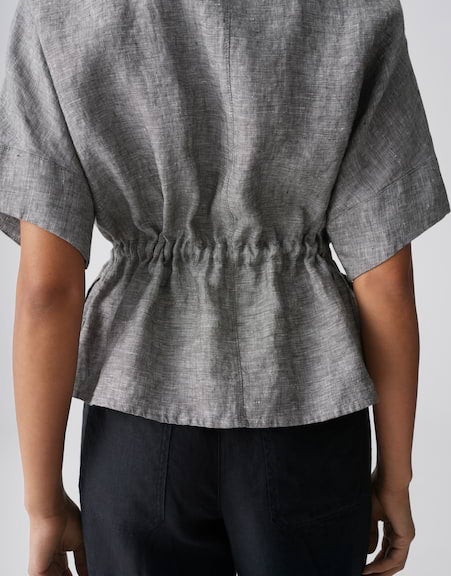 OPUS 10574913218444 Faluri getaillerde SS Blouse