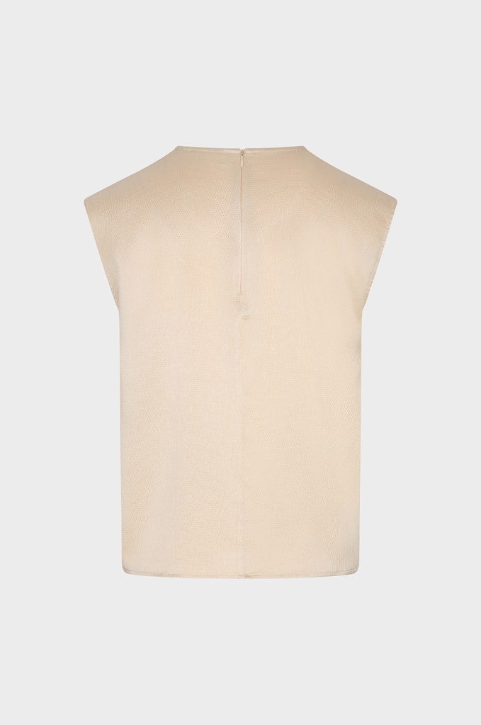 AMAYA Amsterdan Fleur top - Beige