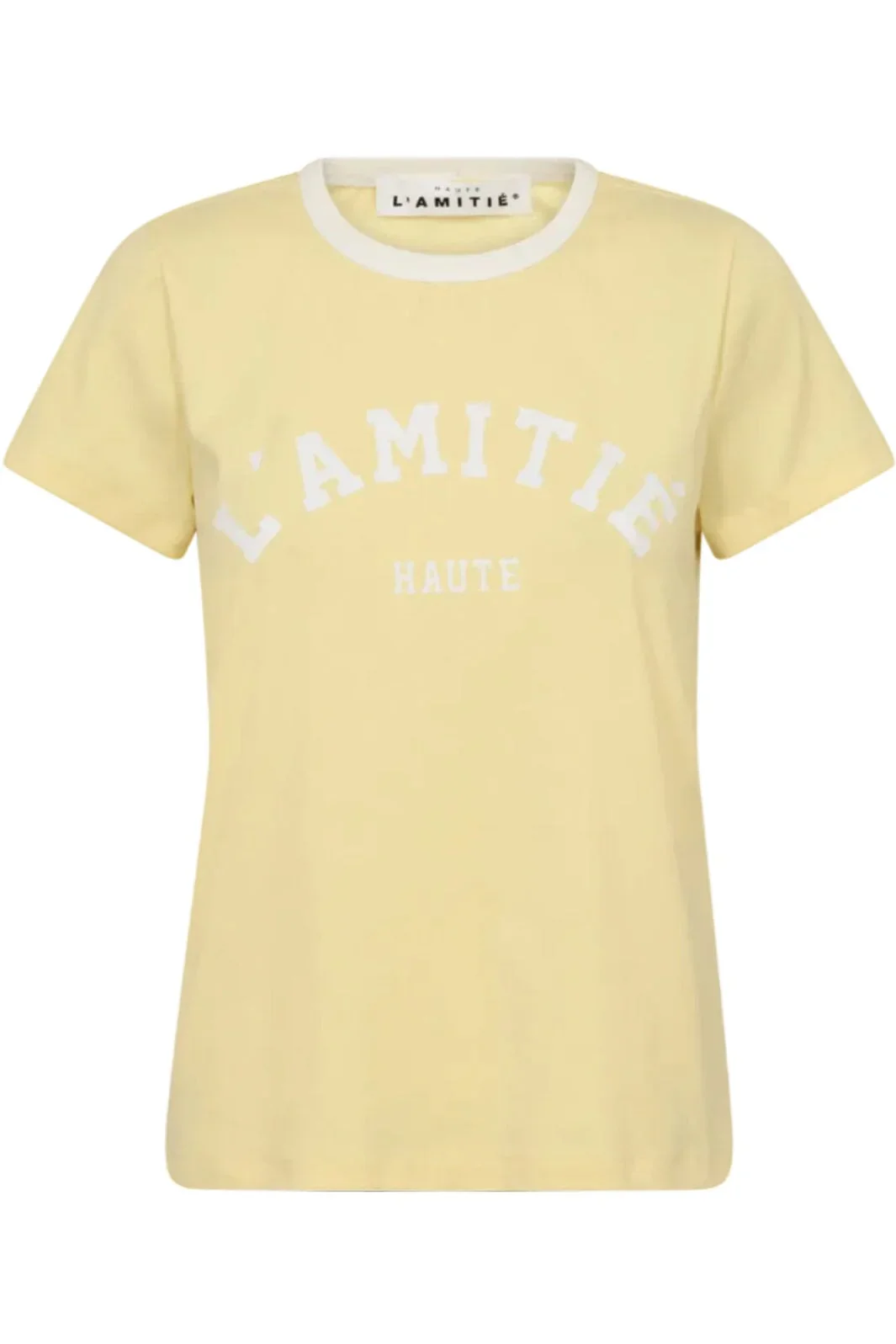 HAUTE L'AMITIE HL10006 Neckline Logo Tee