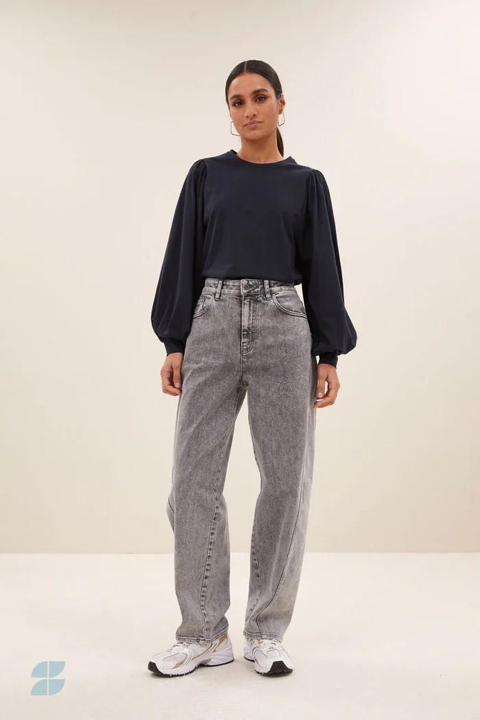 BY-BAR Amsterdam 25518011 Begum Grey Pants