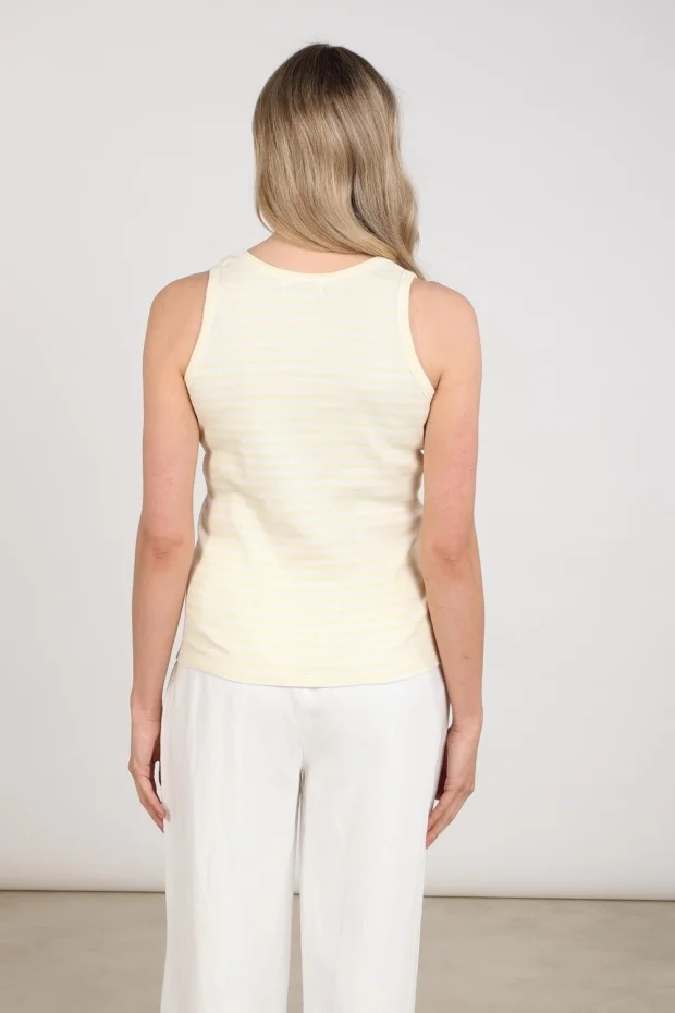 NUKUS NKS01169 Steffie Singlet-Offwhite/Sun