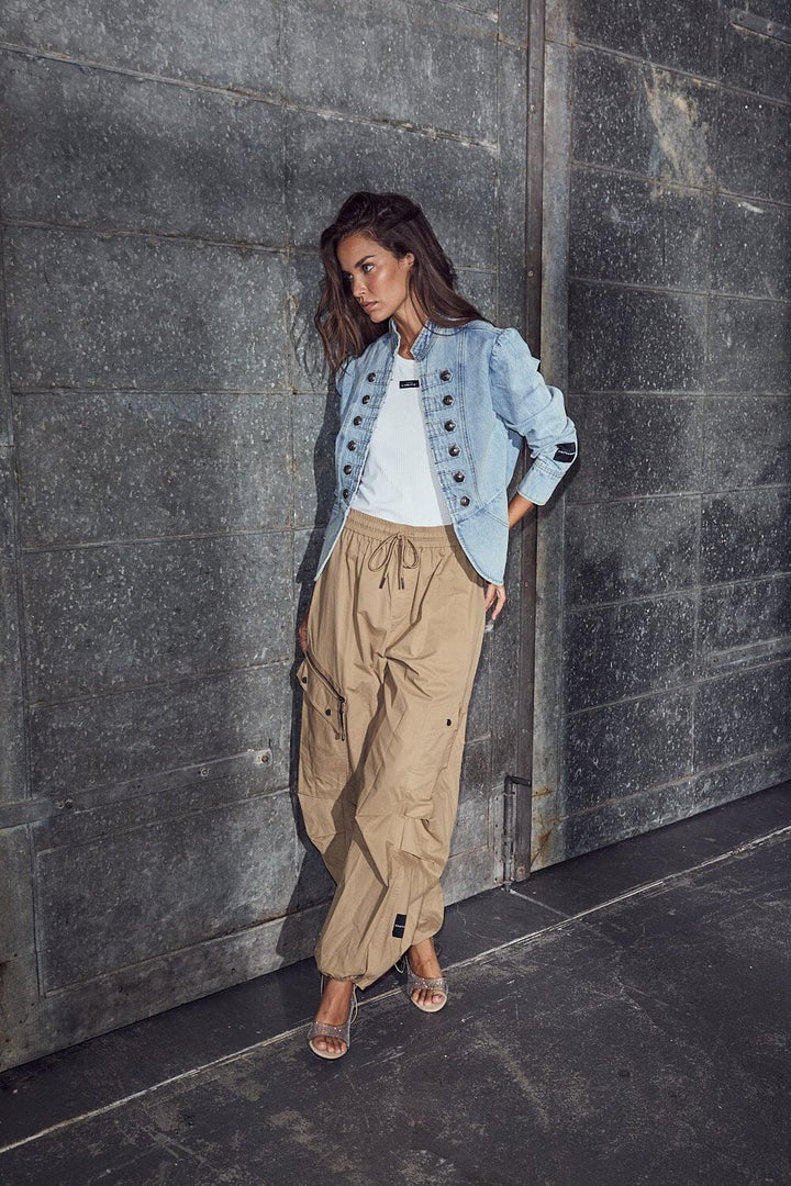 HAUTE L'AMITIE HL11011 BleachDenim Uniform Jacket