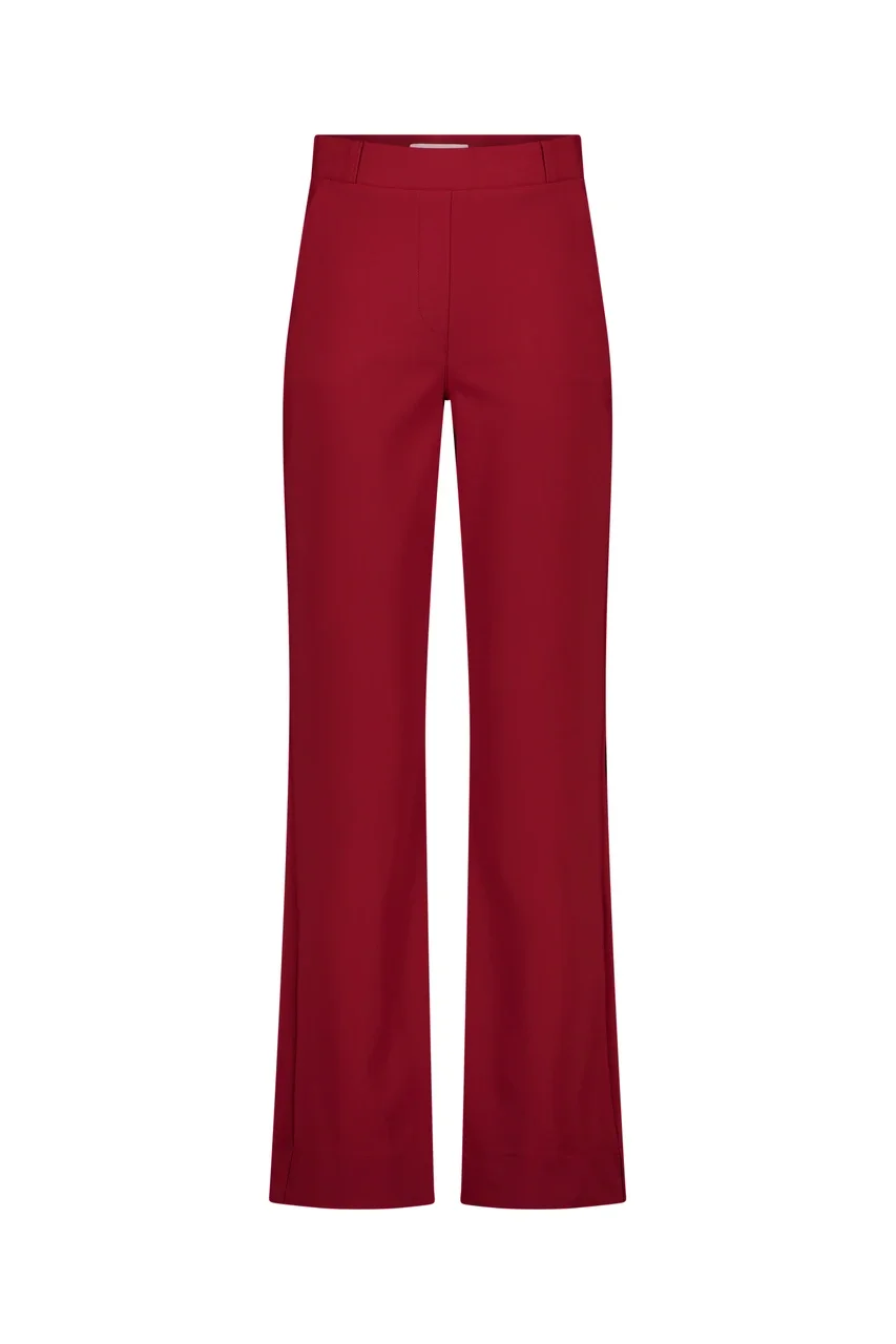 STUDIO ANNELOES 14293 Flair bonded trousers-red wine