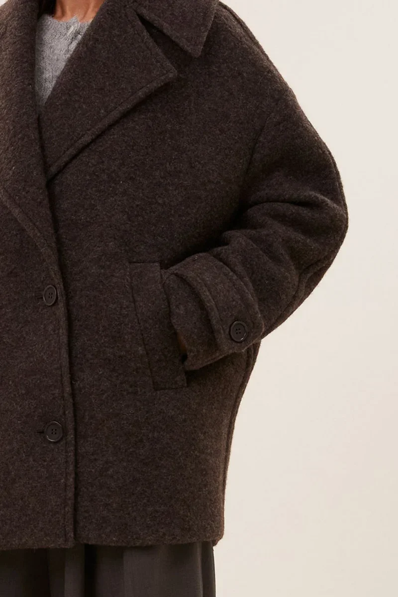 BY-BAR 26419028 Scott melange coat