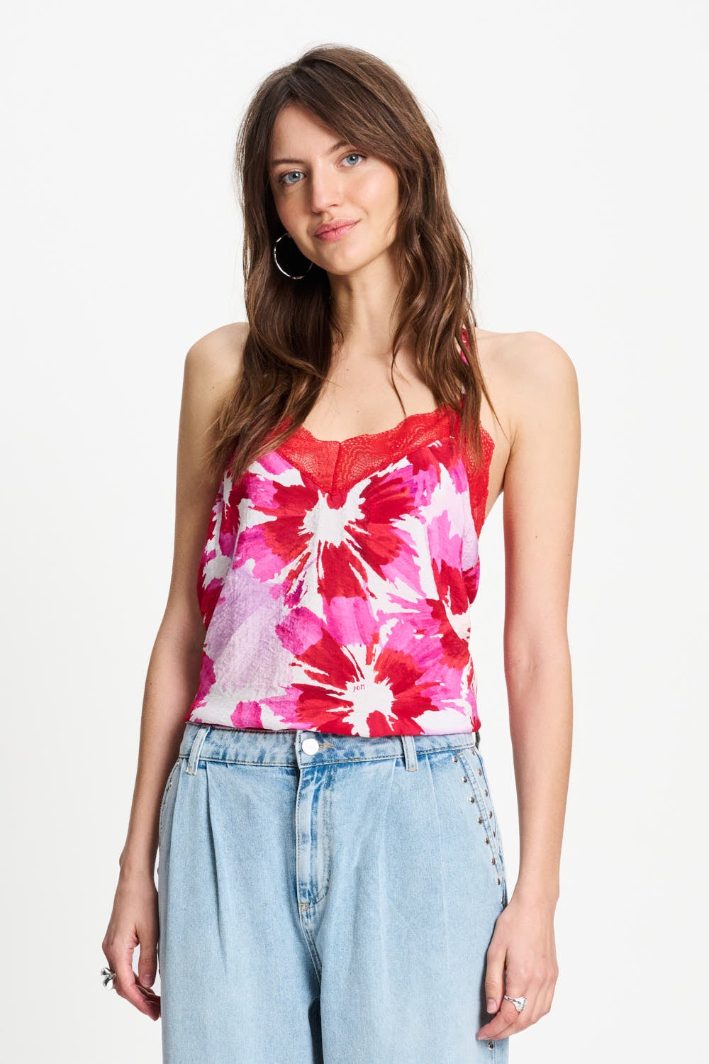 POM Amsterdam SP9577 TOP Cami Bubble Bloom Lavender