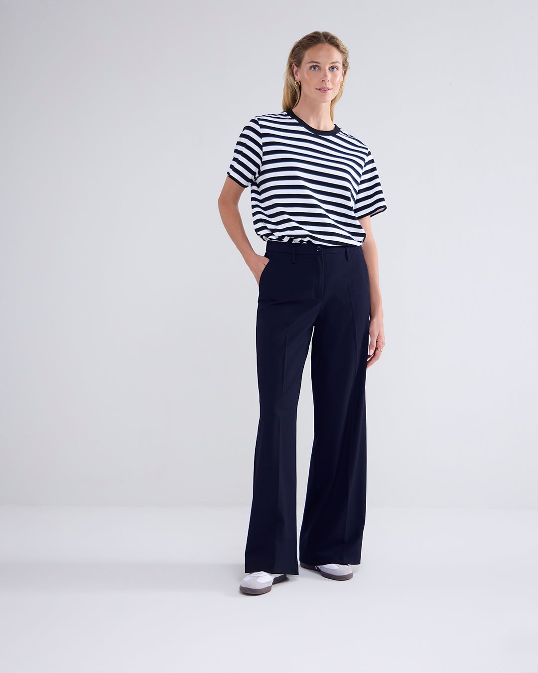 SUMMUM Pantalon Verona-12072 Midnight Blue