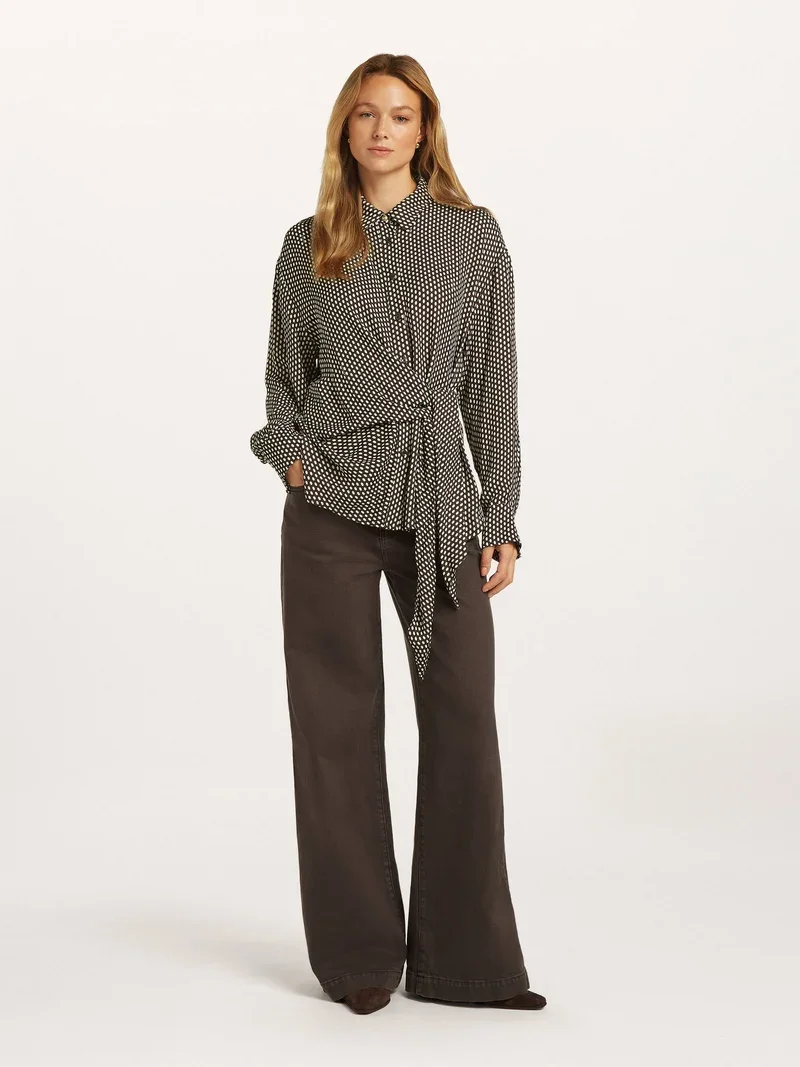 BEAUMONT BC49520263 BELINDA blouse dark chocolate