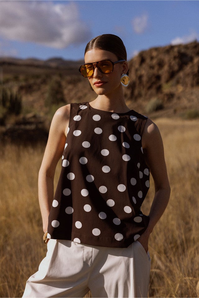 STUDIO ANNELOES 13933 Jilian dot top