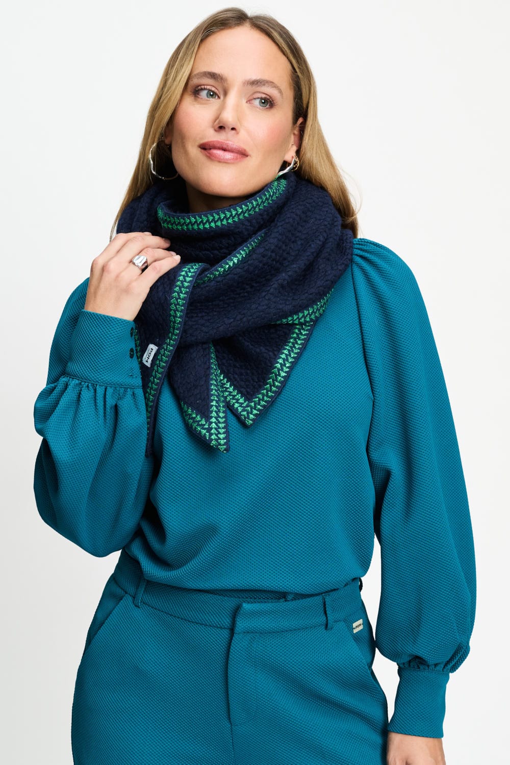 POM SP9706 SHAWL - Hero Eternal blue