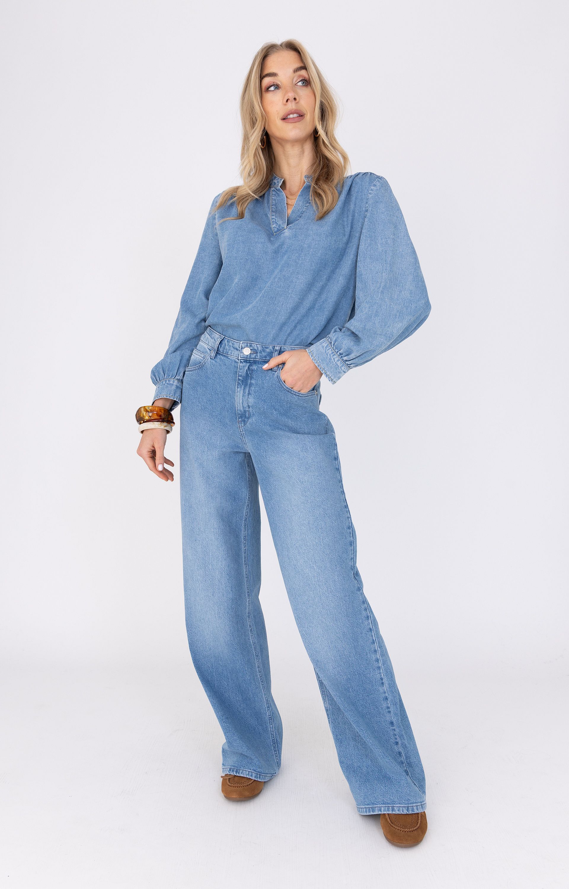 ANNA BLUE 32a05-03664A Blouse