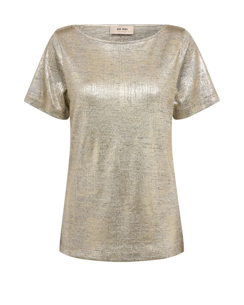 MOS MOSH 183910 MMNiva O-SS Metallic Tee - Gold