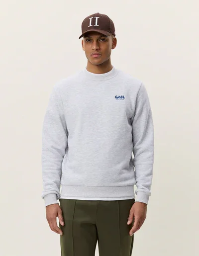 LES DEUX 1001993 Cafe Sweatshirt-snow melange