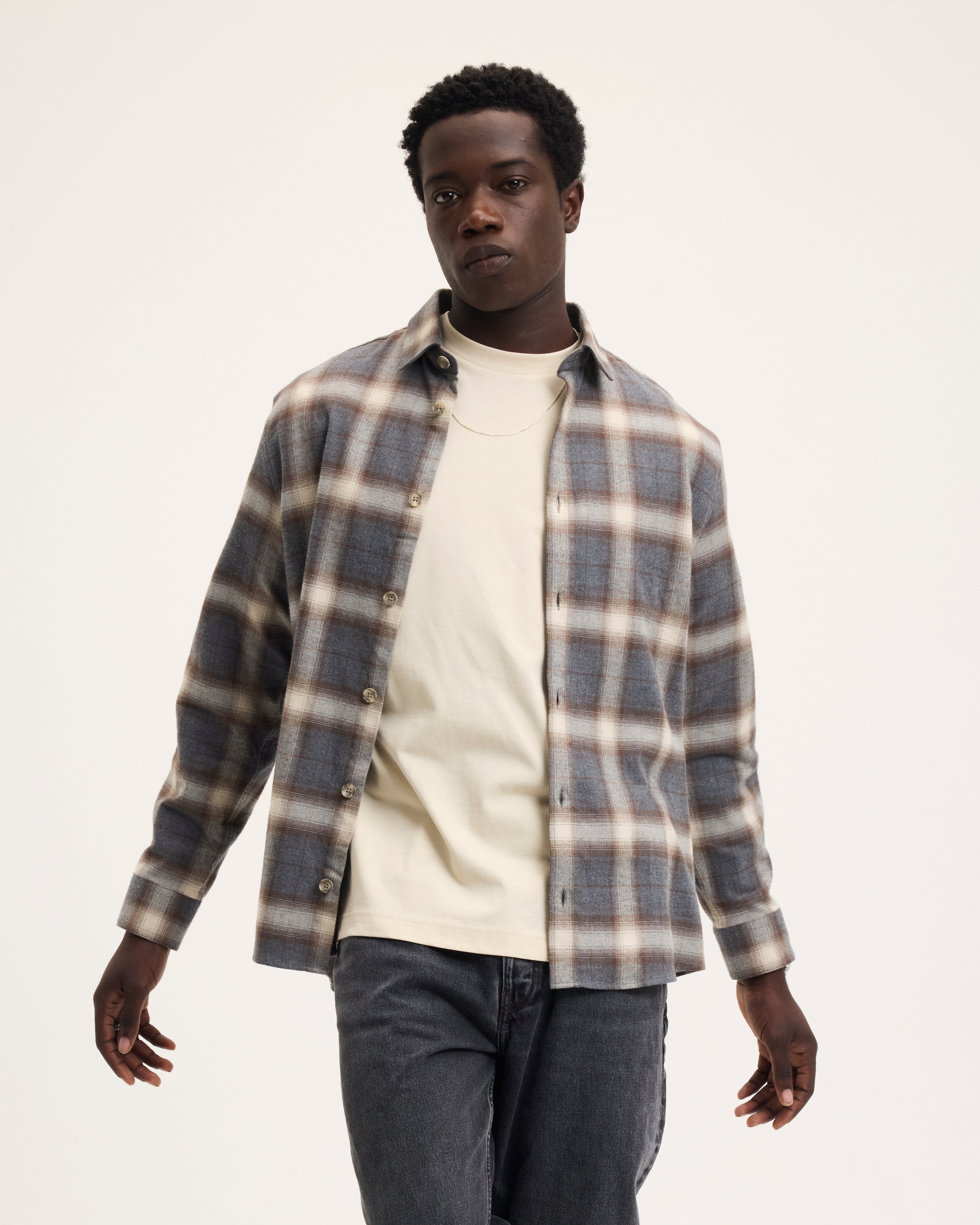 THE GOODPEOPLE SAMMIE 26020203 shirt grijs