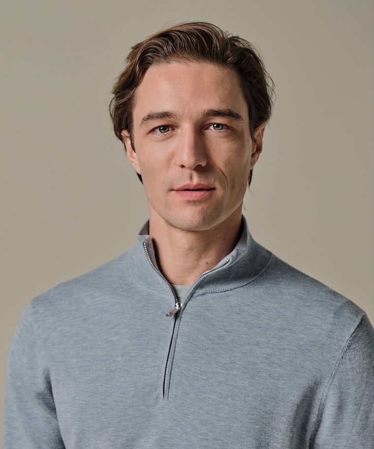 PROFUOMO PPXJ10008G PULLOVER HALF ZIP