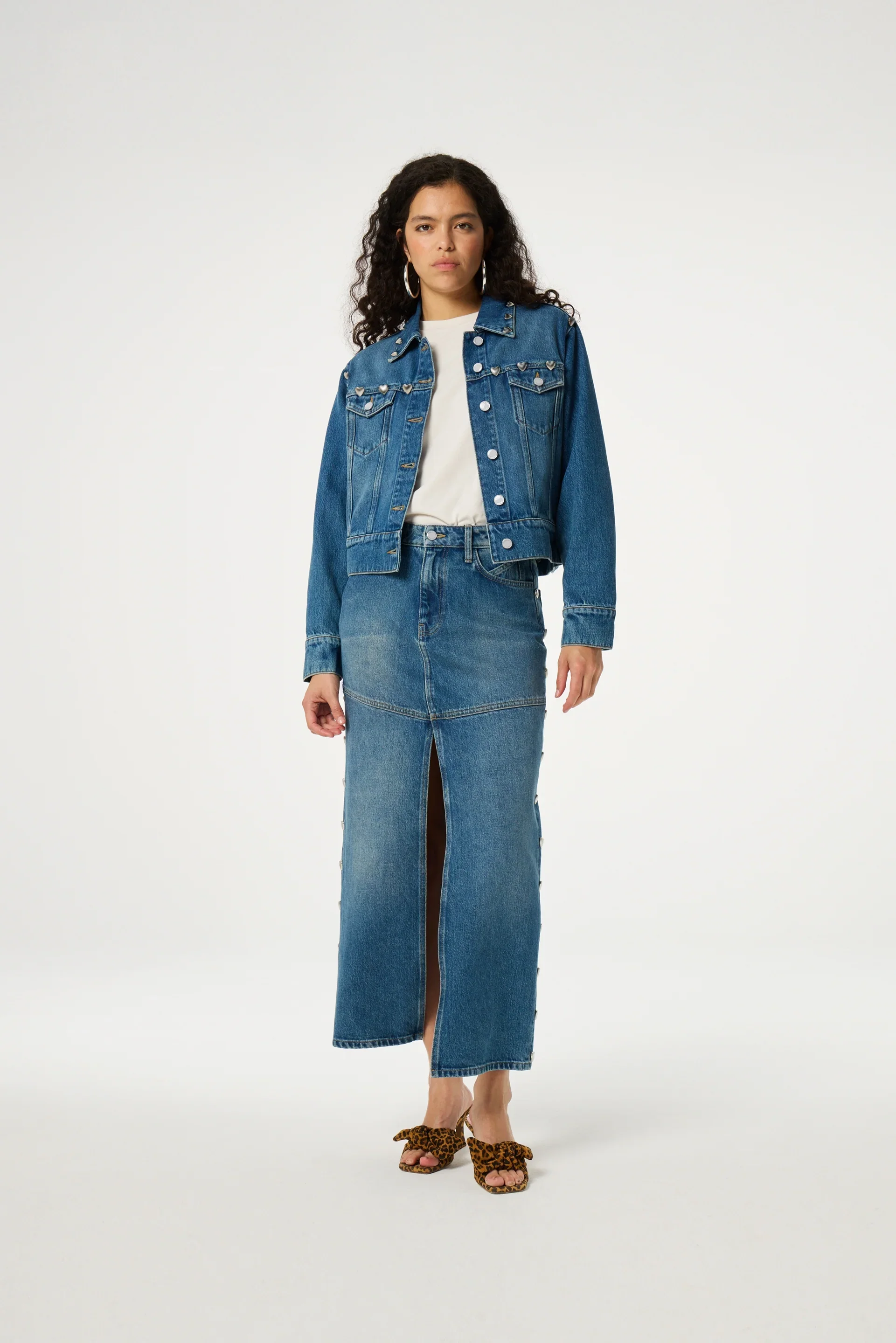 FABIENNE CHAPOT CLTJKT05SS25 Lexie Denim Jacket