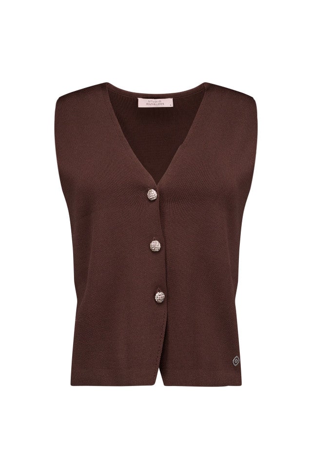 STUDIO ANNELOES 13987 Fenna knitted gilet