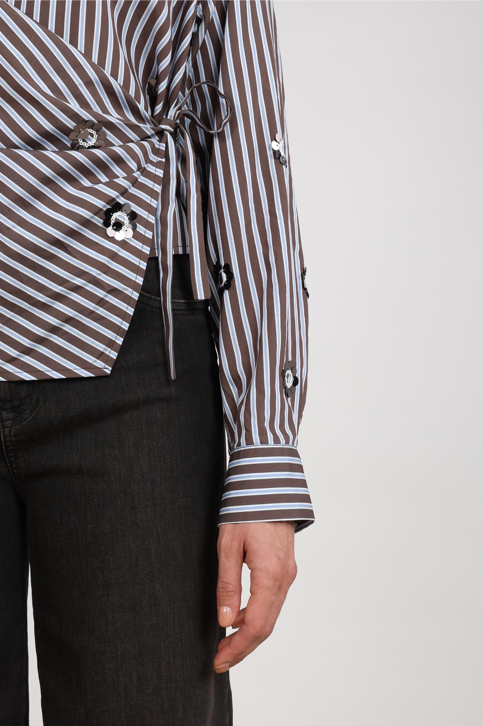 NUKUS NKF02139 Amy Blouse Stripe