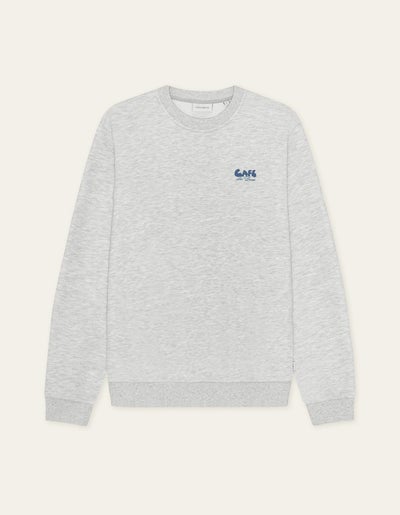 LES DEUX 1001993 Cafe Sweatshirt-snow melange