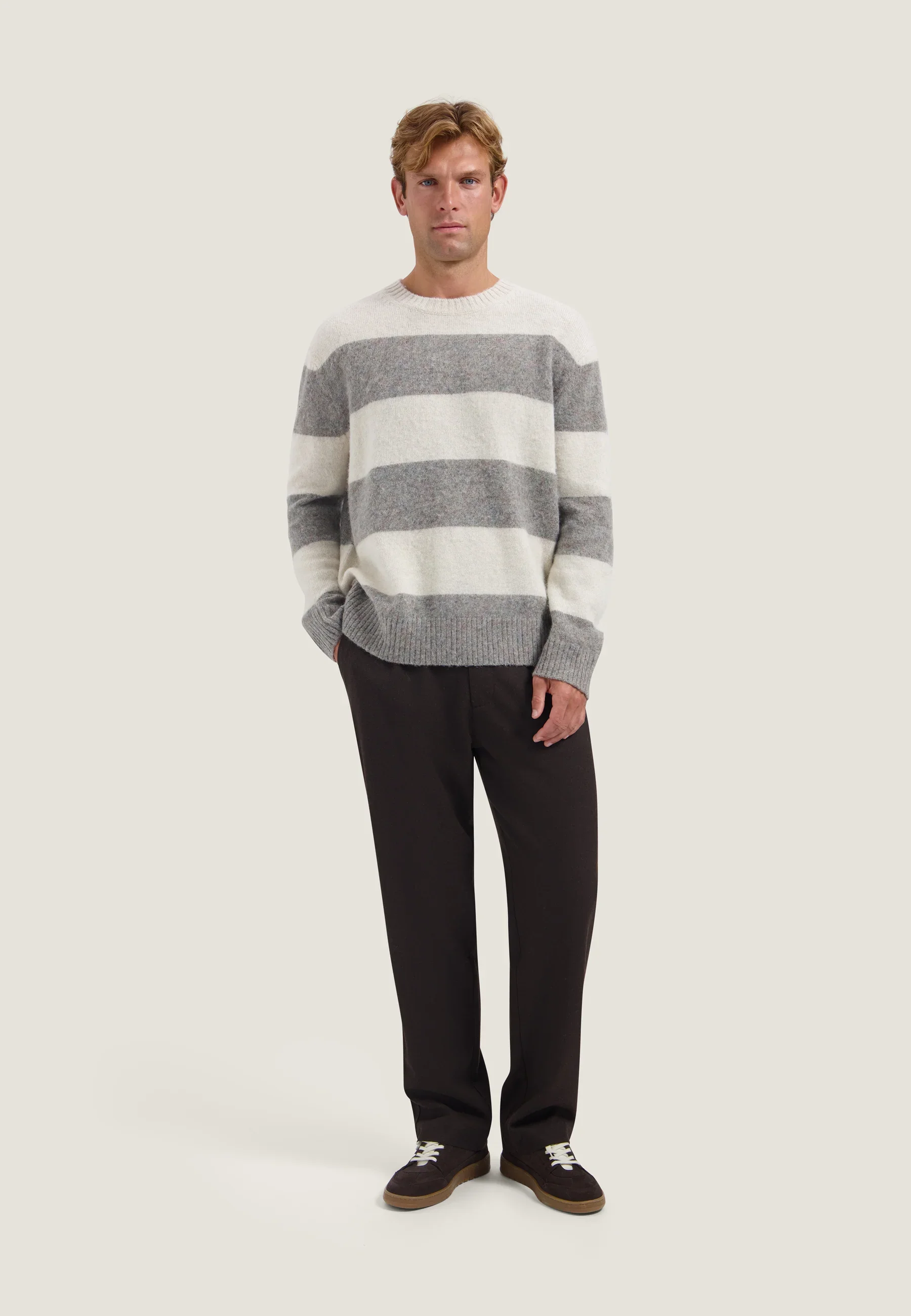 DSTREZZED 406802 FRASER CREWNECK dark brown