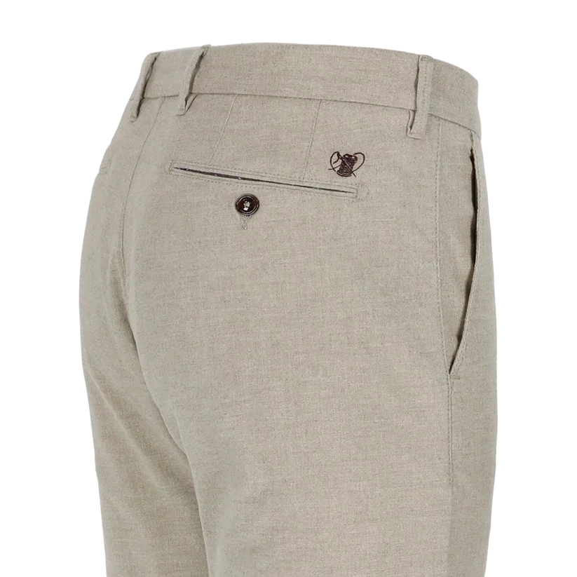 ATELIER NOTERMAN ATN05-A90-1937 slimfit chino - zand